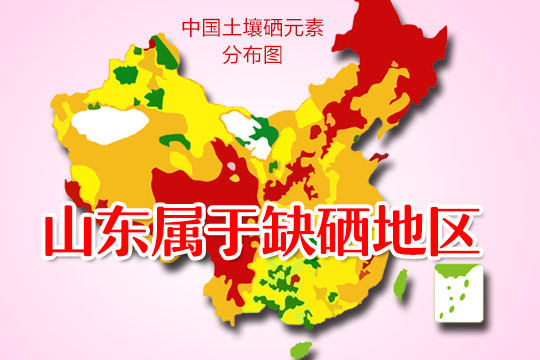 山东缺硒地图