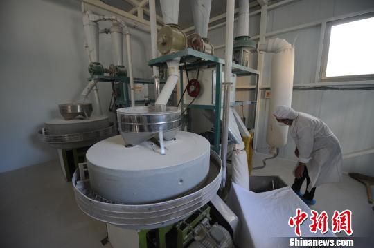 富硒面粉黑色