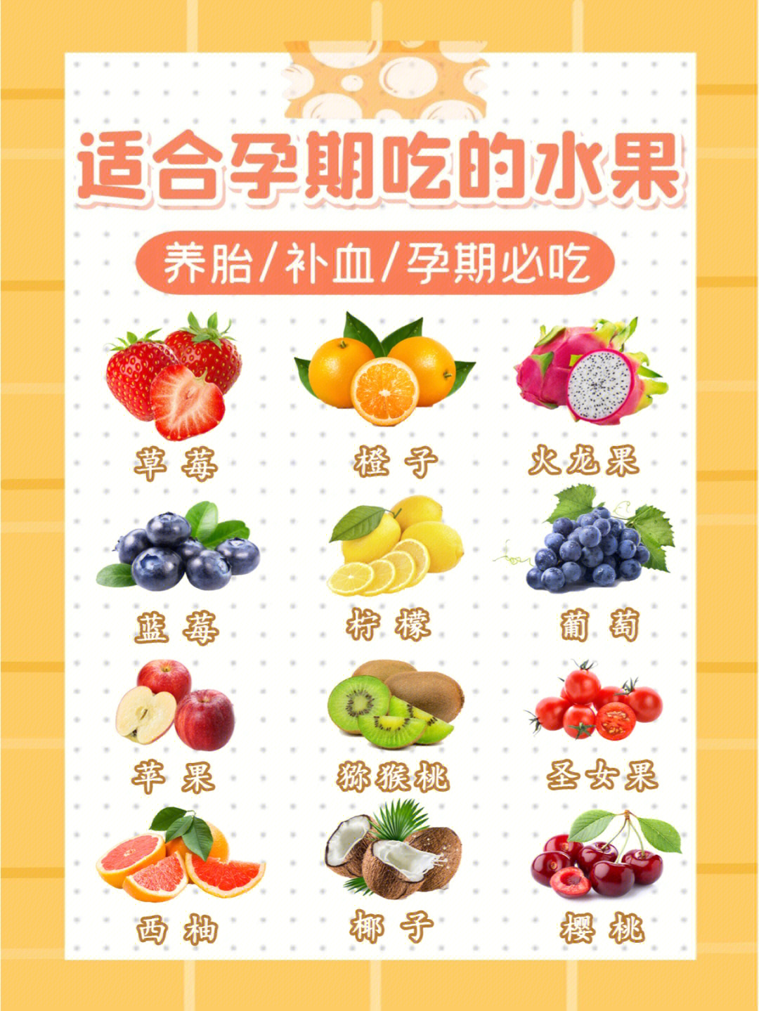 孕妇吃什么水果补铁