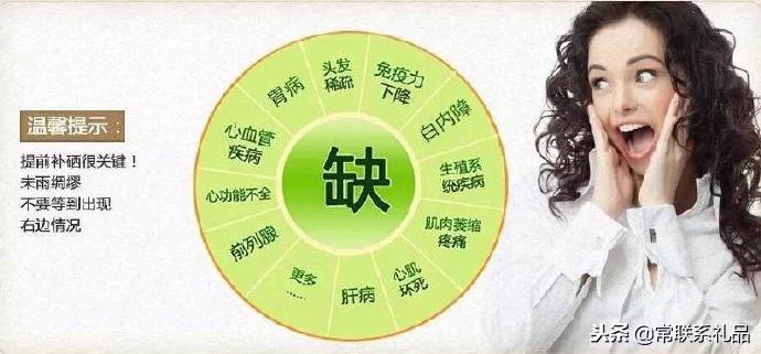 女人补硒能提供