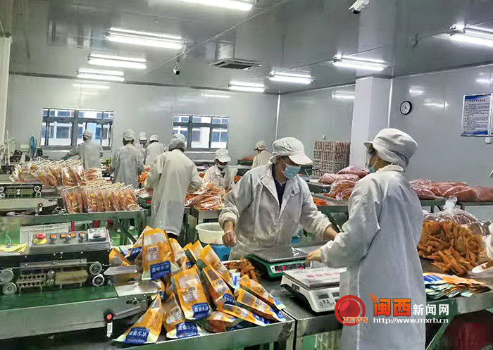目前，连城全县共有地瓜制品加工销售企业34家，其中省级龙头企业8家。2020年，全县加工地瓜制品22万吨。