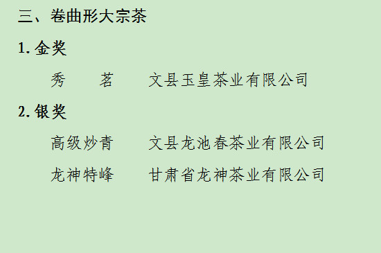 甘肃省十大茶叶，甘肃名茶有哪些？