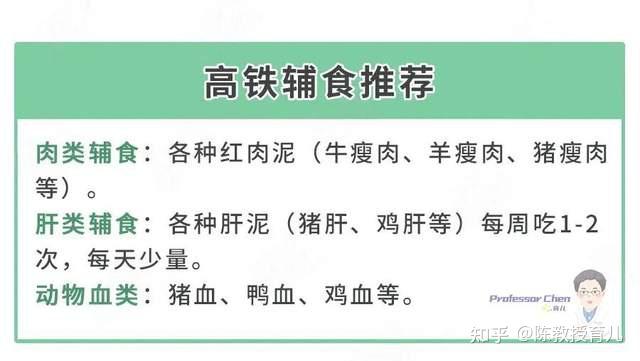 孩子补铁的最佳时间