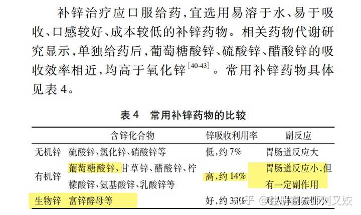 儿童补锌食谱