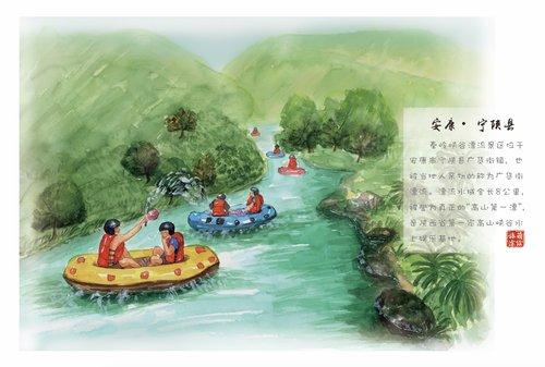 紫阳富硒茶的简笔画