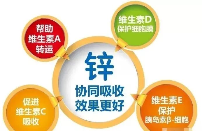 正二价的锌元素
