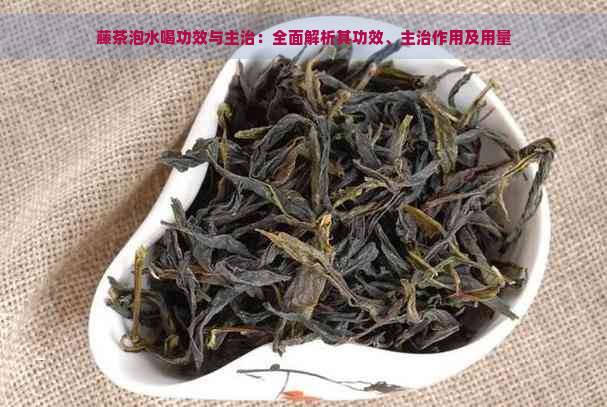 藤茶泡水喝功效与主治：全面解析其功效、主治作用及用量